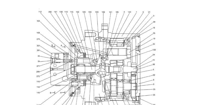 07-023(01) MOTOR ASSY (PROPELLING)-Kobelco SK70SR-1E SK70SR-2 SK70 Excavator Parts Number Electronic Catalog EPC Manuals