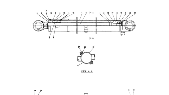07-035 CYLINDER ASSY, BOOM-Kobelco SK60-3 SK60-5 SK60 Excavator Parts Number Electronic Catalog EPC Manuals