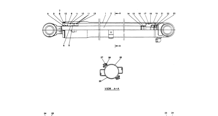 07-035 CYLINDER ASSY, BOOM-Kobelco SK60-3 SK60-5 SK60 Excavator Parts Number Electronic Catalog EPC Manuals