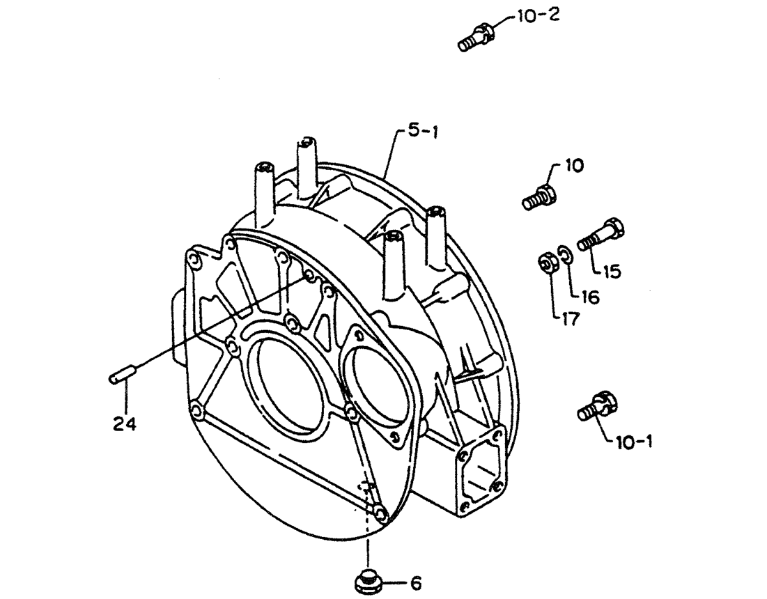 08-004 FLY WHEEL HOUSING ISUZU 4JB1 ENGINE-Kobelco SK60-3 SK60-5 SK60 Excavator Parts Number Electronic Catalog EPC Manuals