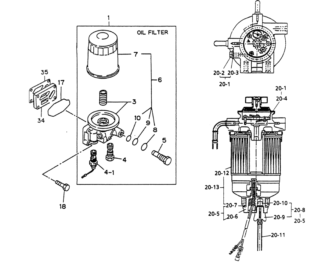 08-009 OIL FILTER FUEL FILTER ISUZU 4JB1 ENGINE-Kobelco SK60-3 SK60-5 SK60 Excavator Parts Number Electronic Catalog EPC Manuals