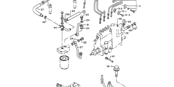 08-013 FUEL SYSTEM (INJ. NOZZLE, FUEL PIPE) ISUZU 4JB1 ENGINE