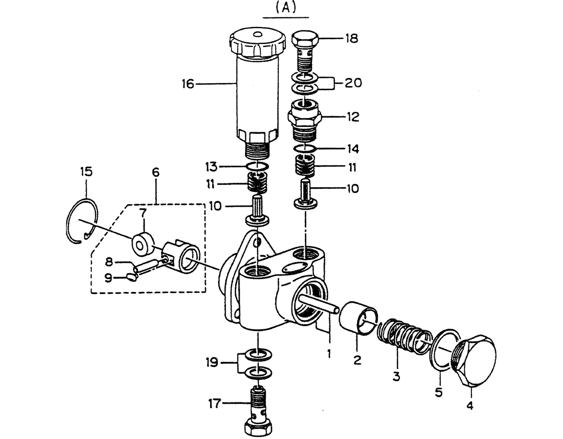 08-019 FEED PUMP, INJECTION PUMP (DIESEL KIKI) ISUZU 4JB1 ENGINE