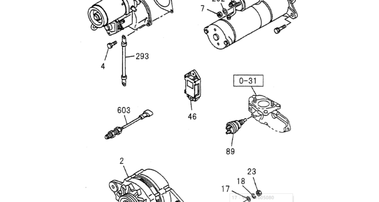 08-023 ENGINE ELECTRICAL CONTROL PARTS ISUZU 4JG1-Kobelco SK70SR-1E SK70SR-2 SK70 Excavator Parts Number Electronic Catalog EPC Manuals