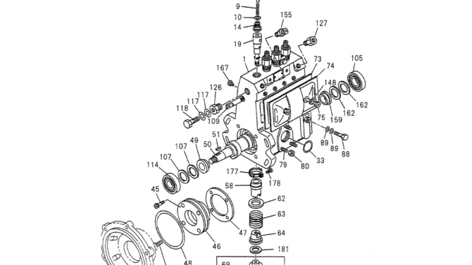 08-026 INJECTION PUMP ISUZU CC-4JG1 ENGINE-Kobelco SK70SR-1E SK70SR-2 SK70 Excavator Parts Number Electronic Catalog EPC Manuals