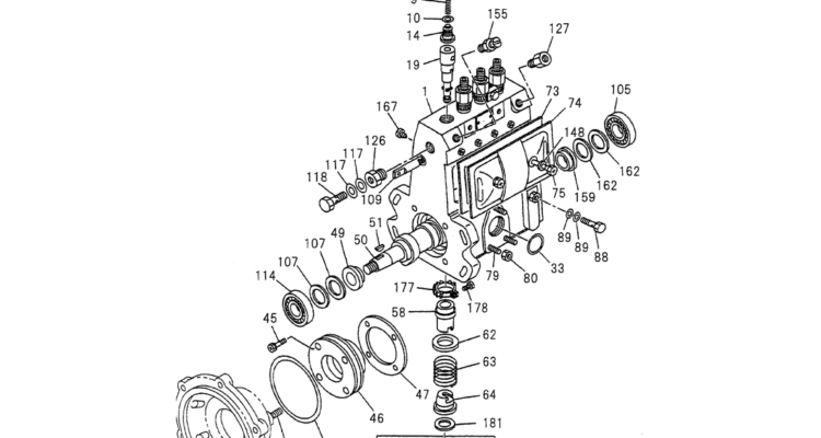 08-026 INJECTION PUMP ISUZU CC-4JG1 ENGINE-Kobelco SK70SR-1E SK70SR-2 SK70 Excavator Parts Number Electronic Catalog EPC Manuals