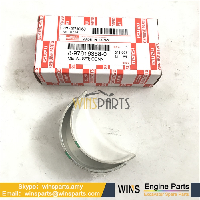 8-97616358-0 8976163580 ISUZU 4HK1 6HK1 CONN ROD BEARING Connecting METAL SET