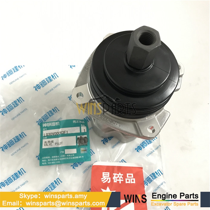 LQ30V00043F1 PILOT VALVE For KOBELCO SK200-10 SK210-10