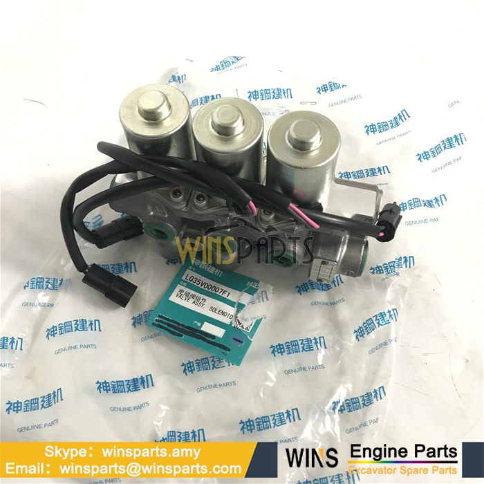 LQ35V00007F1 SOLENOID VALVE ASSY KOBELCO SK210-10  SK200-10