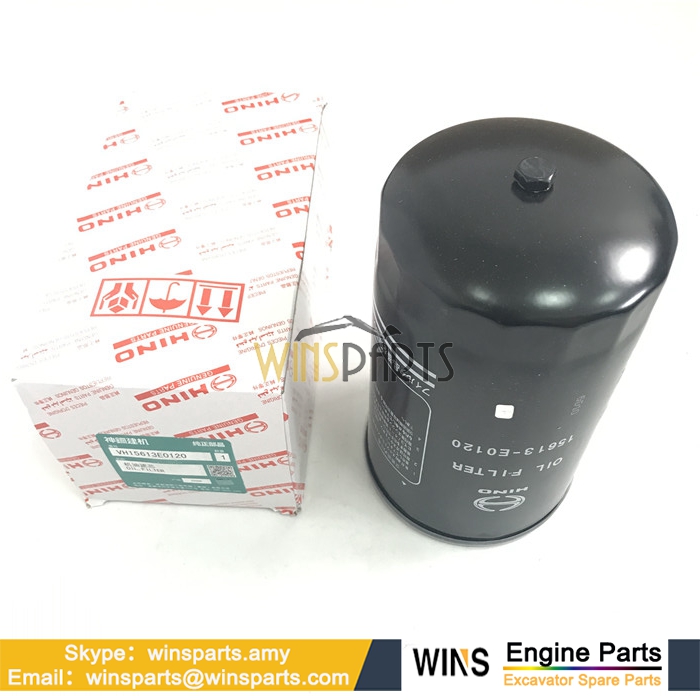 VH15613E0120 15613-E0120 VH156072190A ENGINE OIL FILTER Kobelco