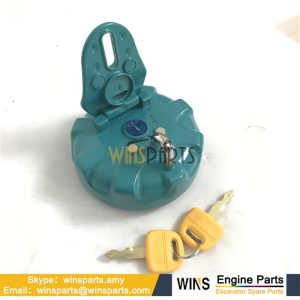 YN20P01034P2 YN20P01034P1 FUEL TANK CAP Filler With 2 Keys KOBELCO New Holland
