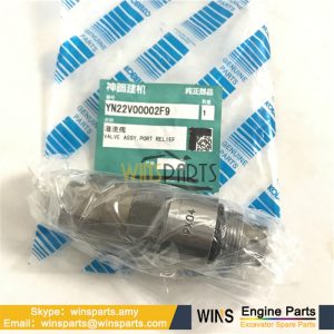 YN22V00002F9 YN22V00002F8 Main Relief Valve For New Holland KOBELCO