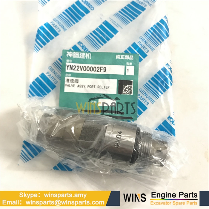 YN22V00002F9 YN22V00002F8 Main Relief Valve For New.Holland KOBELCO