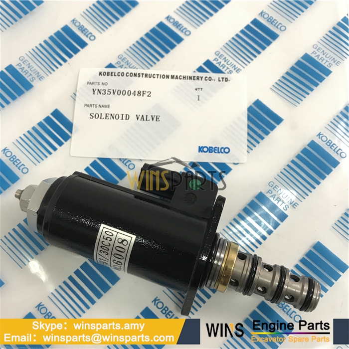 YN35V00048F1 YN35V00048F2 KDRDE5K-31/30C50 Kobelco Solenoid Valve