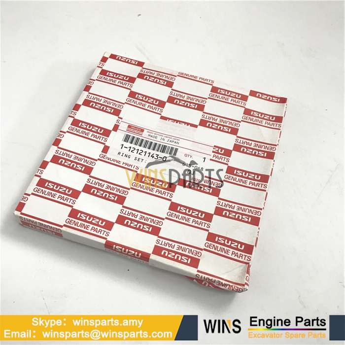 1-12121143-0 1121211430 ISUZU 6WG1 PISTON RING SET Hitachi