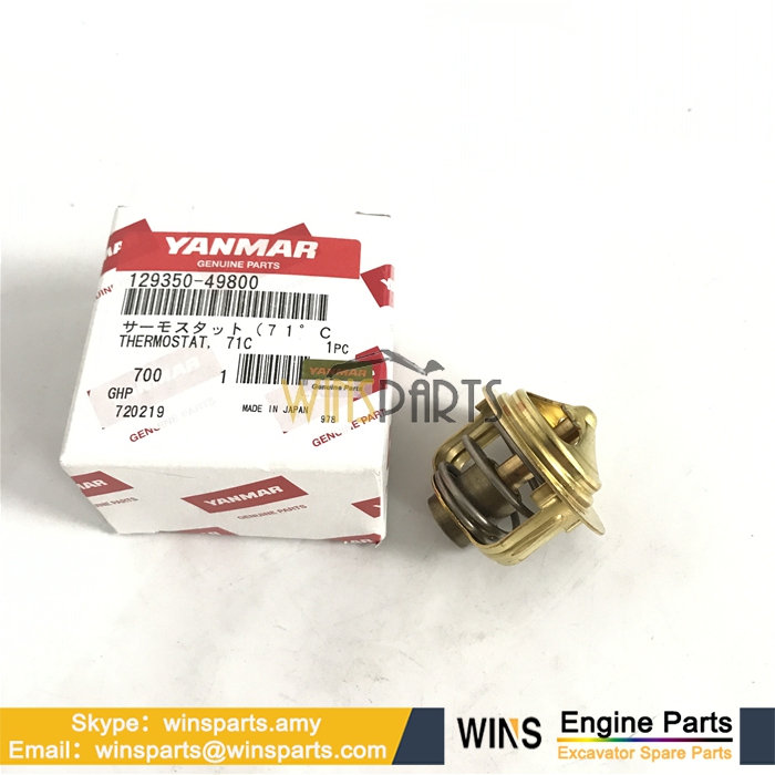 129350-49800 YM129350-49800 THERMOSTAT 3D72 3D72N 3D74E 3D75 KOMATSU