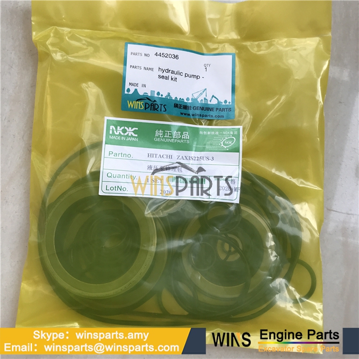 4451036 HYDRAULIC PUMP DEVICE SEAL KIT Hitachi ZX225US-3