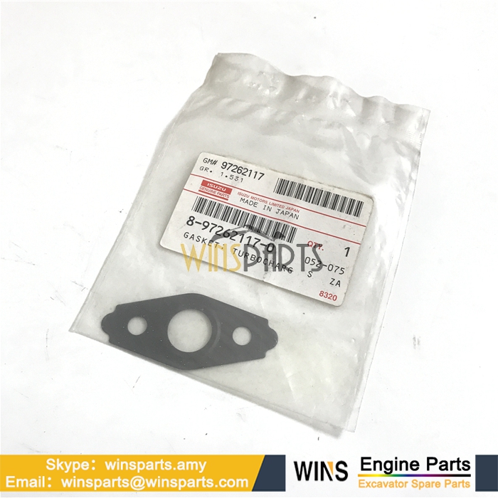 8-98029475-0 8980294750 GASKET; OIL PIPE TO TURBOCHARGER Hitachi ZX160LC-3 ZX180LC-3 ZX180LC-3 ZX135USK-3 Excavator Spare Parts (2)