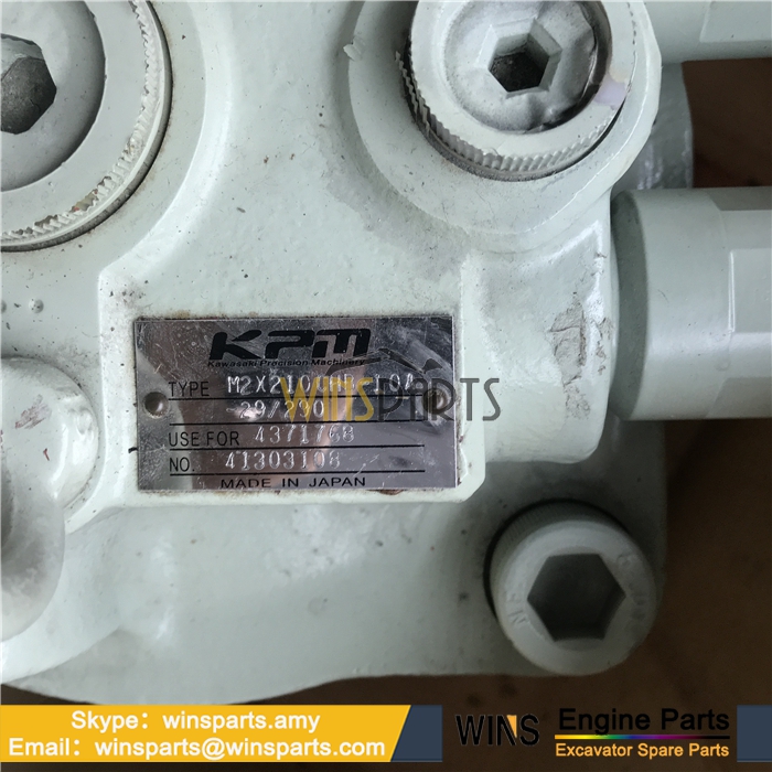 4371768 JAPAN KPM M2X210CHB SWING MOTOR Hydraulic OIL MOTOR EX300-5 EX300LC-5 EX350H-5 EX350K-5 EX370-5M EX385USR Hitachi Excavator Spare parts 