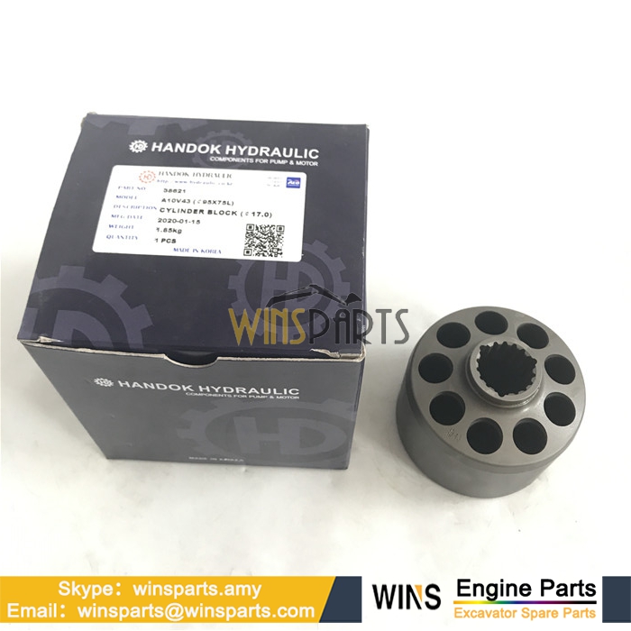 KOREA HANDOK HYDRAULIC Pump Cylinder Block Uchida A10VD43SR A10vd43