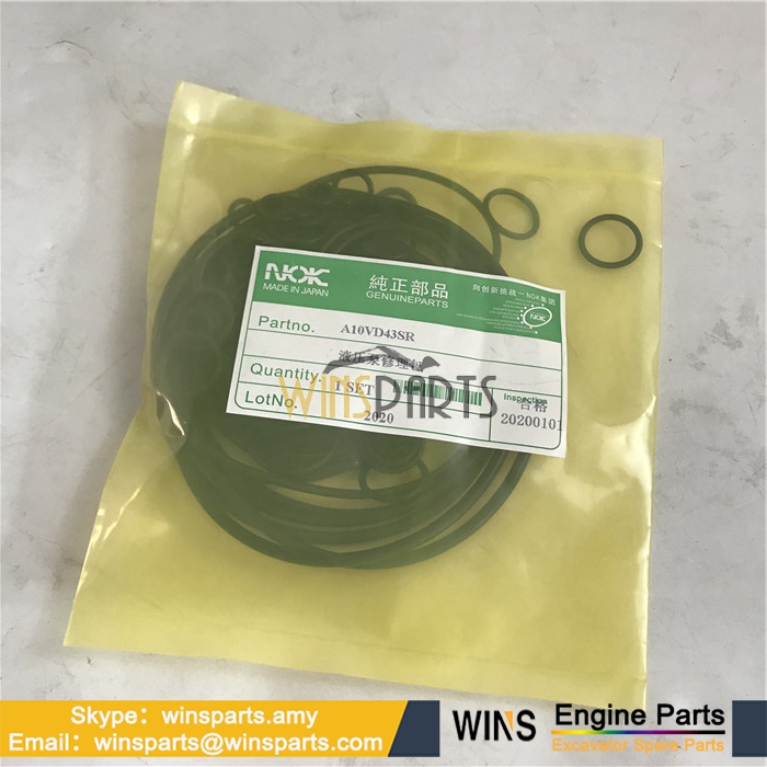 Rexroth Uchida Hydraulic Main Pump OIL SEAL KIT A10VD43SR A10vd43