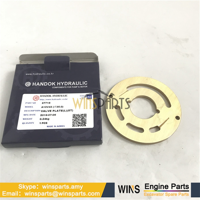 KOREA HANDOK HYDRAULIC Pump Set plate Valve plate A10VD43SR A10vd43 A10V43 A10V43SR Rexroth Uchida Hydraulic Main Pump Repair Kit Parts  