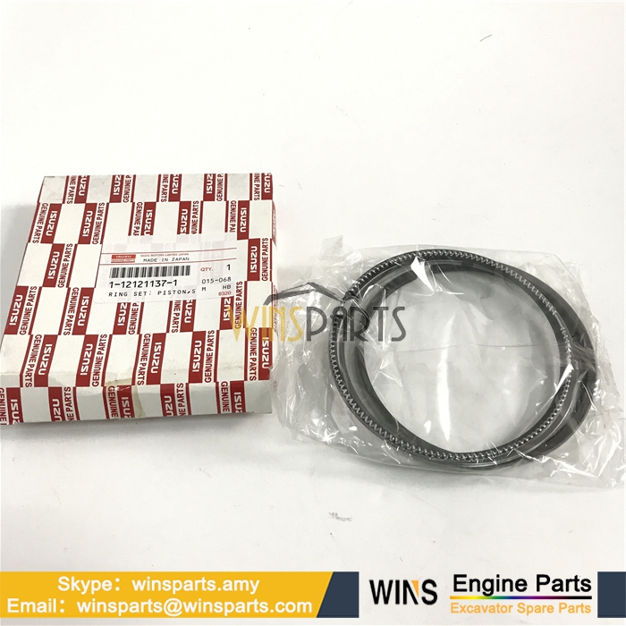 1-12121137-1 1121211371 ISUZU 6SD1-TQA 6SD1 ENGINE PISTON RING SET