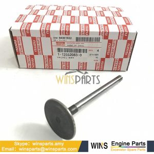 1-12551050-1 1-12551165-0 ISUZU ENGINE CAMSHAFT INLET EXHAUST VALVE Hitachi