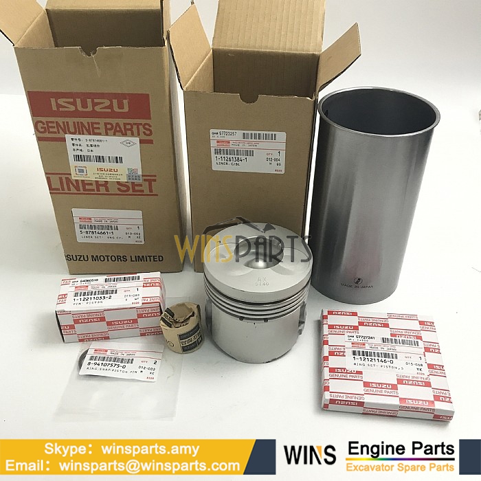 1878127911 1878127922 1878127931 ISUZU 4BG1 Piston Liner Kit