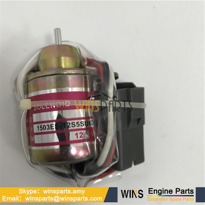 119233-77932 YM119233-77932 Yanmar Fuel Shutdown Diesel Shut Off Solenoid Valve KOMATSU