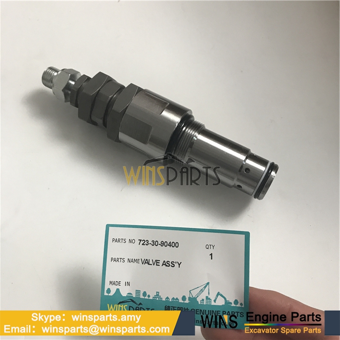 723-30-90400 7233090400 MAIN VALVE RELIEF VALVE ASS'Y Komatsu PC160-6K PC180LC-6K PC200EL-6K PC200EN-6K Excavator Spare Parts 