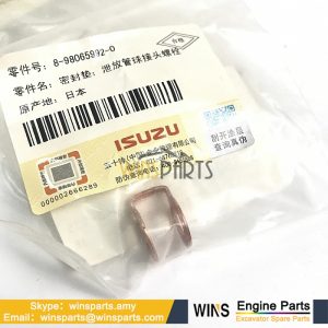 8-94395214-0 8943952140 ISUZU 6WG1 Engine GASKET OLT LEAK OFF PIPE