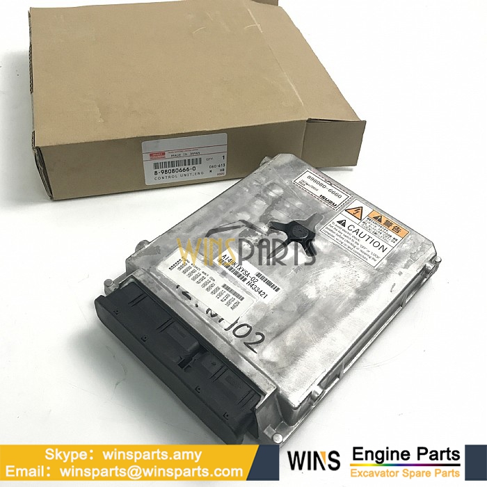 8-98080666-0 8980806660 ISUZU 4HK1-XYSA 4HK1 Engine Controller Unit