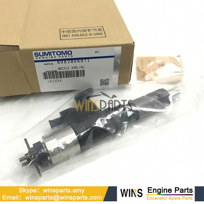 8-98280697-1 8982806971 Sumitomo ISUZU Engine Common Rail Injector