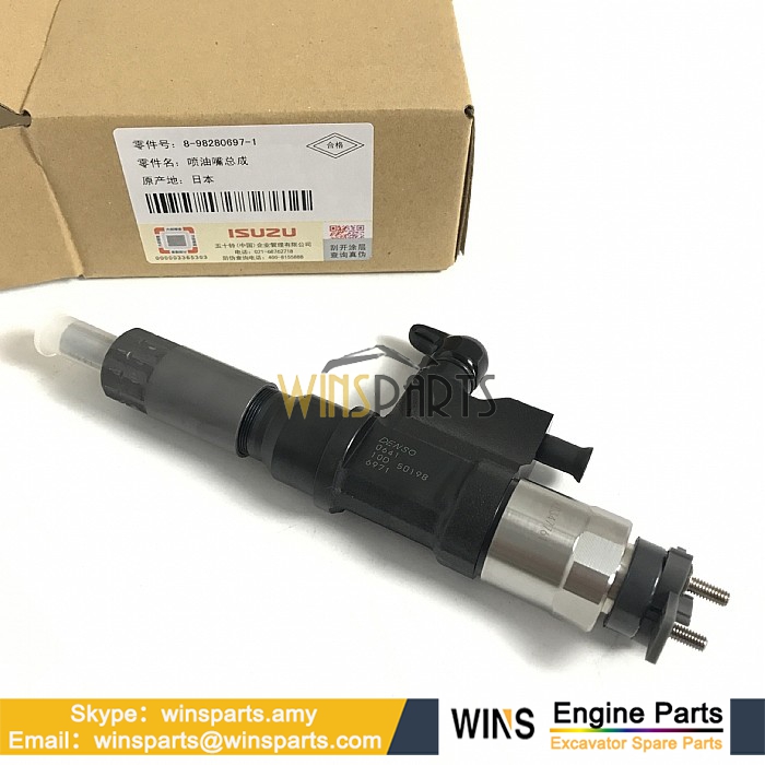 8-98284393-0 8-98280697-1 ISUZU 6HK1 COMMON RAIL INJECTOR