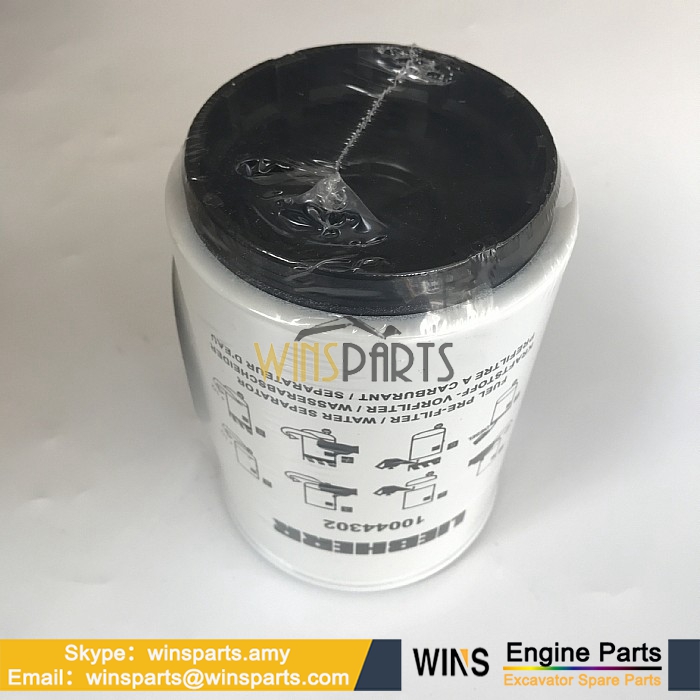 10044302 Air Filter Element Oil filter Diesel filter Hydraulic filter Fuel Water Separator LIEBHERR Excavator Spare Parts (1)