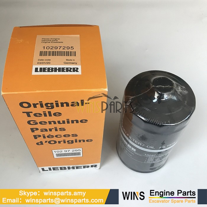 10297295 Air Filter Element Oil filter Diesel filter Hydraulic filter Fuel Water Separator LIEBHERR Excavator Spare Parts (3)