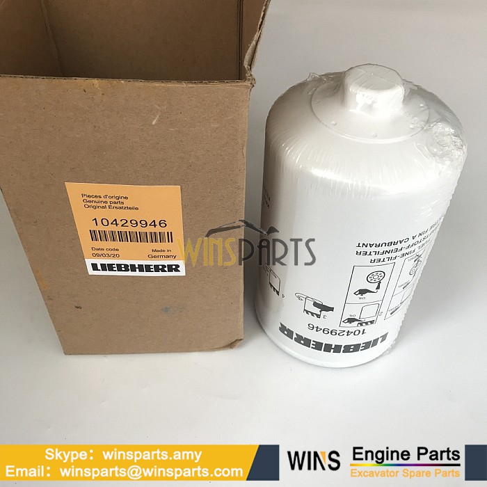 10429946 Air Filter Element Oil filter Diesel filter Hydraulic filter Fuel Water Separator LIEBHERR Excavator Spare Parts (3)