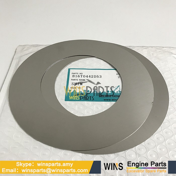 B16T0442D53 PIN BUSHING SHIM Gasket SEAL PLATE Kobelco