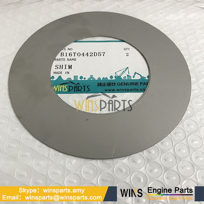 B16T0442D57 PIN BUSHING SHIM Gasket SEAL PLATE Kobelco