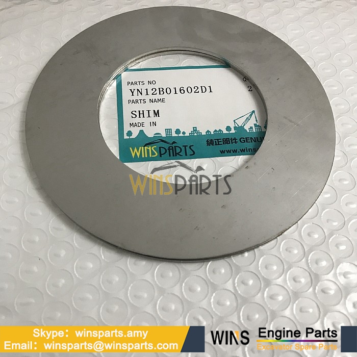 YN12B01602D1 PIN BUSHING SHIM Gasket SEAL PLATE Kobelco