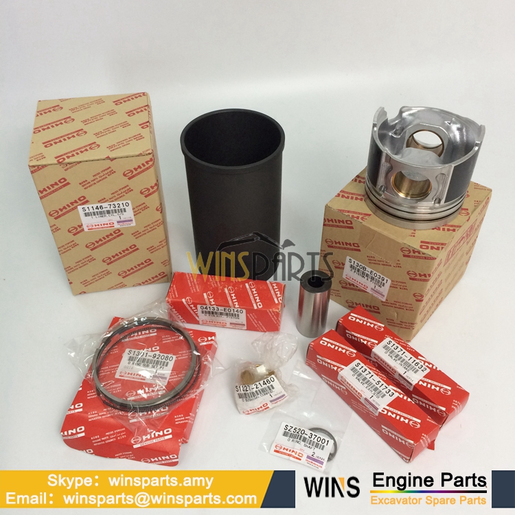040130246A 040130245A 040130244A HINO J08E PISTON ASSY AND RING AND LINER KIT