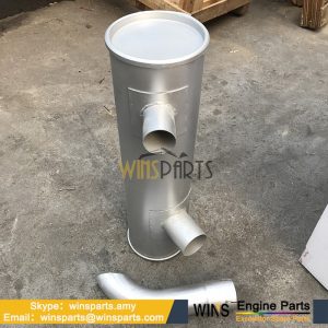 2427U340 MUFFLER EXHAUST SYSTEM PIPE Kobelco SK03