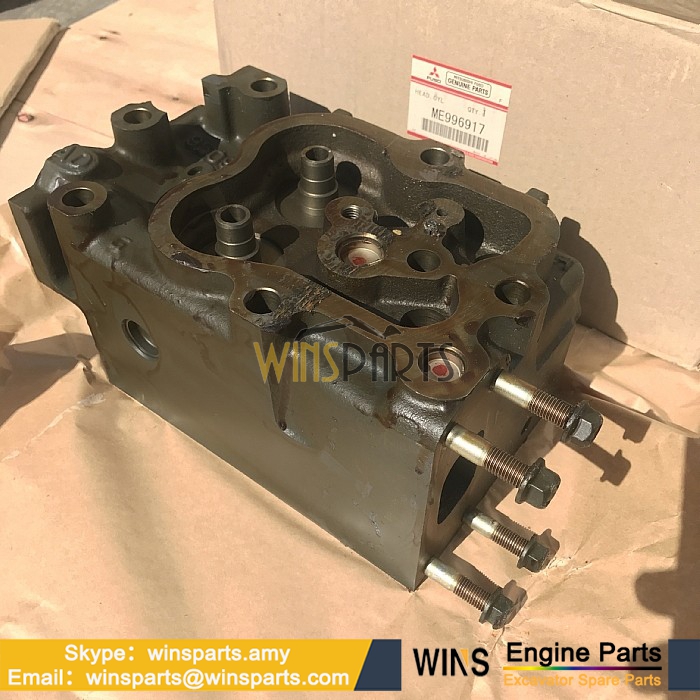 ME996917 ME996916 VAME996916 VAME996917 MITSUBISHI FUSO 6D24T 6D24 CYLINDER HEAD ASSEMBLY SK480LC SK480LC-6E Excavator Spare Parts 
