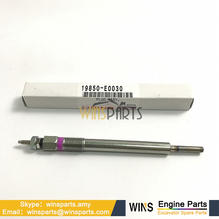 VH191101261A VHS191101261 S1911-01261 HINO J05E ENGINE GLOW PLUG ASSY Kobelco