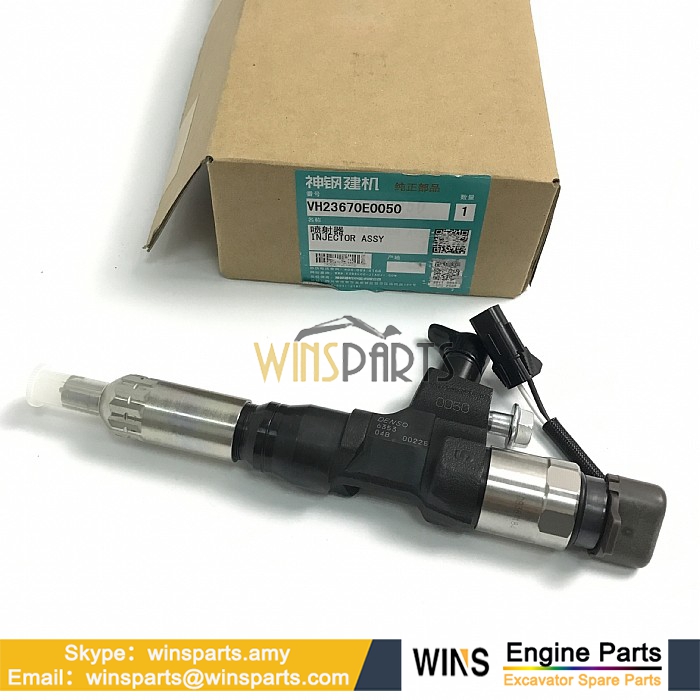 VH23670E0050 095000-6353 23670-E0050 23670E0050 HINO J05E FUEL INJECTOR Assy Kobelco