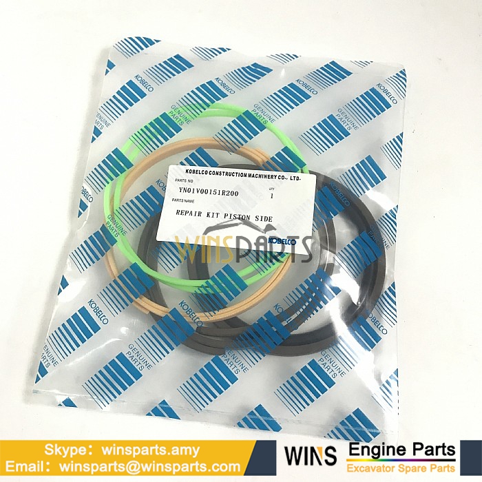 YN01V00151R200 YN01V00151R600 Hydraulic Cylinder ROD SEAL KIT PISTON REPAIR KIT Kobelco