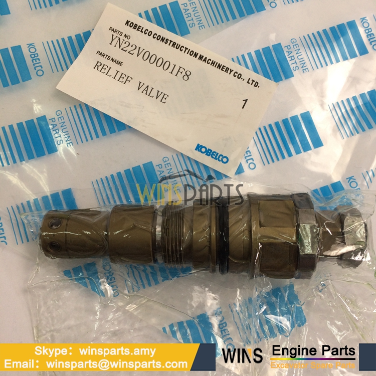 YN22V00034F1 YN22V00001F8 Kawasaki KMX15 Main CONTROL Relief Valve Kobelco