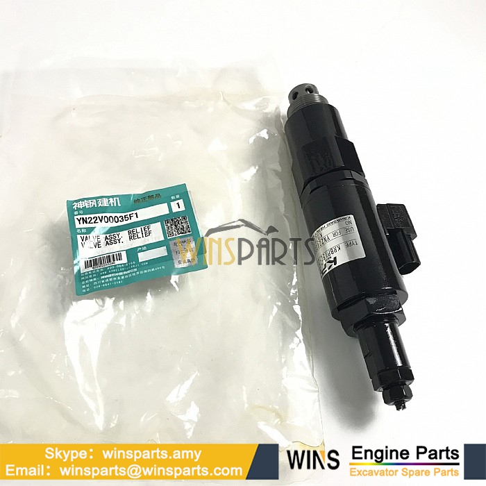 YN22V00035F1 HYDRAULIC Relief SOLENOID Valve New Holland