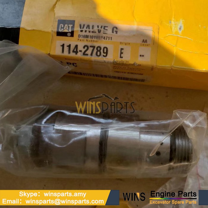 114-2789 1142789 CAT VALVE GP-RELIEF Caterpillar